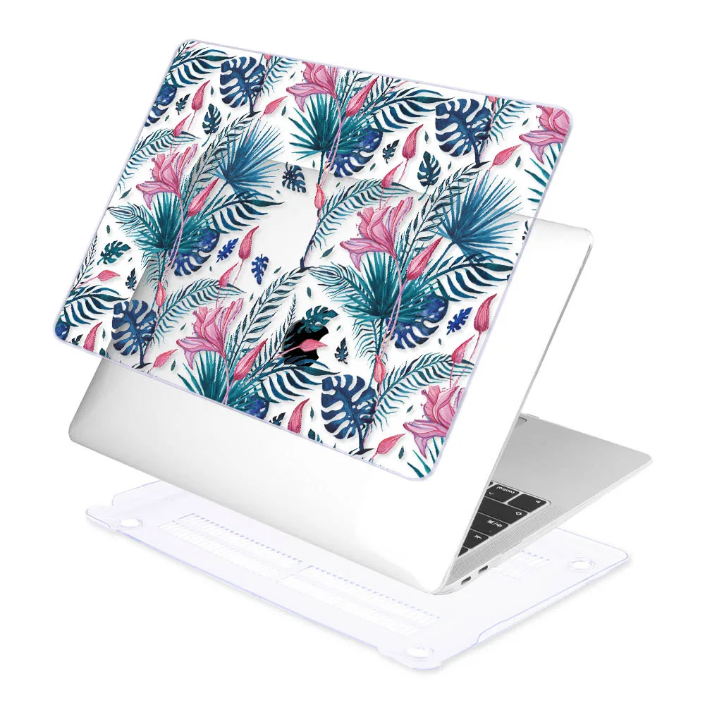 Для Apple MacBook Pro 13 15 дюймов Чехол A1989 A1990 Air 13 дюймов A1932 A1466 чехол для ноутбука с цветочным принтом Жесткий Чехол для клавиатуры - Цвет: Z235