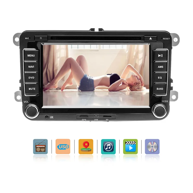 

7 Inch Car Multimedia Player Car DVD Player GPS Navigation System Media Radio Stereo For VolksWagen For Seat For Skoda