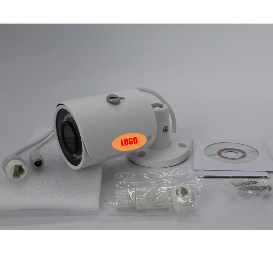 Оригинальная деталь 5 Мп WDR h.265 IP67 ИК Мини цилиндрическая IP камера