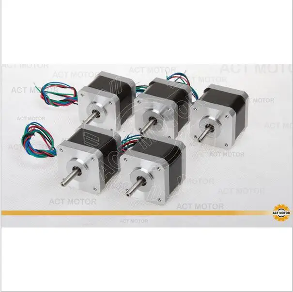 【German Ship/& Top Rated】4Axis Nema23 stepper motor 425oz-in,4.2A Wantai CNC Mill