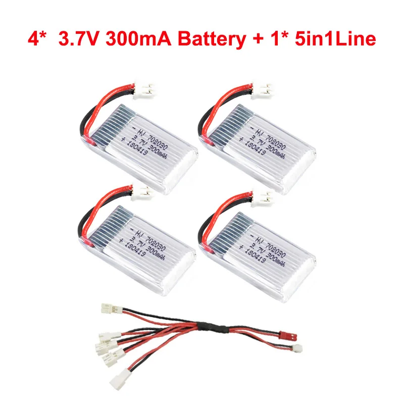 3,7 V 300mAh Lipo батарея для JJRC H56 T2G Дрон батарея для RC Quadcopter запасные части