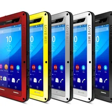 Любовь Мэй Водонепроницаемый чехол для Sony Xperia M5 e5603 e5606 e5653 противоударный Алюминий для Sony Xperia M5 чехол защиты телефона крышка