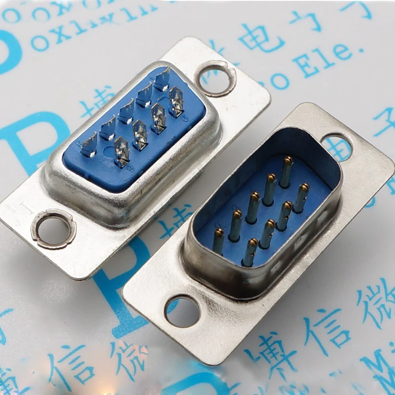 Wiring DB9 Male 9 Pin Wiring Serial Port Male Straight Legged RS232