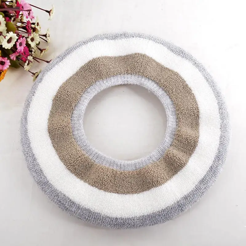 Knitted Toilet Seat Cover Thick Cover Top Warmer Washable Bathroom