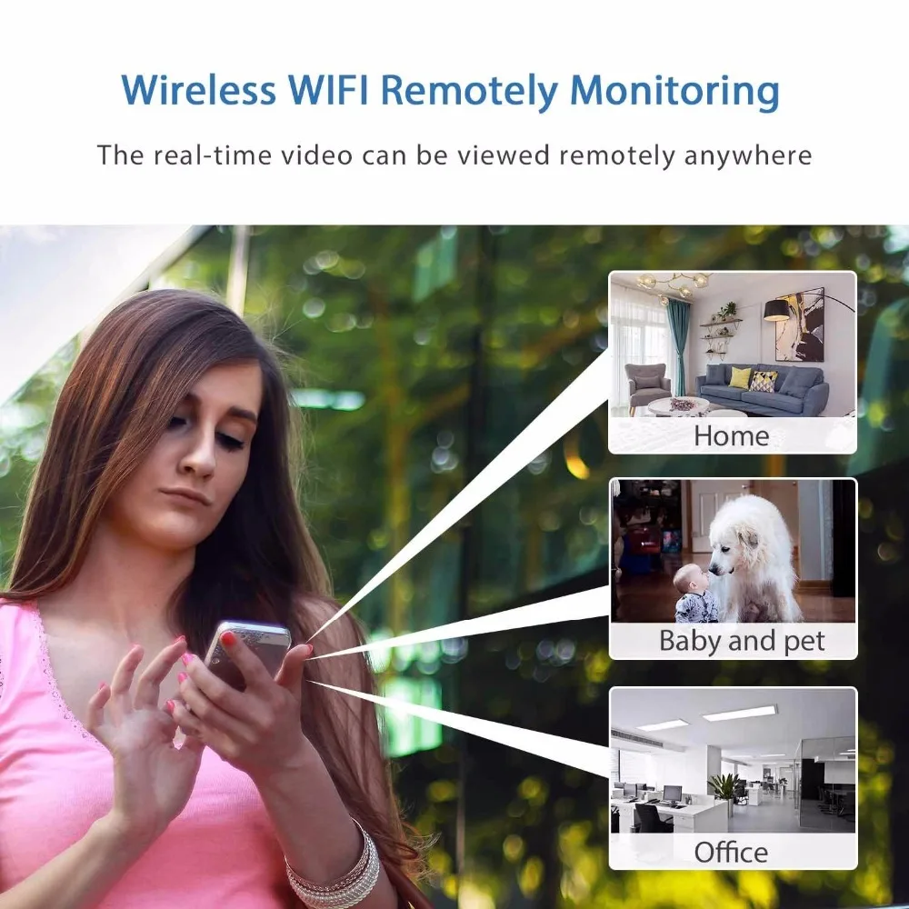 Wifi мини камера инфракрасного ночного видения 1080P HD Запись портативный DVR wifi видеокамера датчик движения Спорт DV Поддержка Скрытая карта