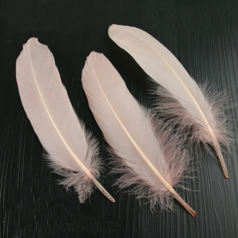 Смешанные цвета 50 шт гусиный Feathers15-20cm гусиное перо сценический шлейф Ловец снов промытый гусиный пух пушистый шлейф для свадьбы