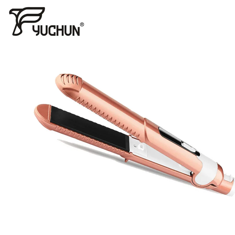 Hair Straightener Flat Iron Negative Ion Straightening Curling Corrugation Tool For Dry Wet Black Rose Gold huismerk kopen in de aanbieding Hair Straightener Flat Iron Negative Ion Straightening Curling Corrugation Tool For Dry Wet Black Rose Gold huismerk kopen in de aanbieding