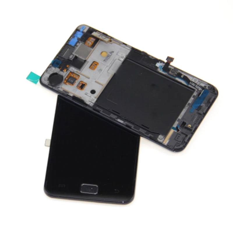 For Samsung Galaxy S2 I9100 LCD Touch Screen for S2 PLUS I9105 LCDS with Digitizer Assembly with frame tested working+Tools