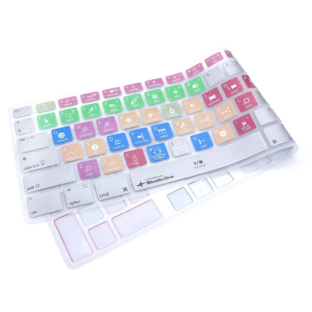 HRH Studio One Hot keys дизайн клавиатуры Обложка кожа для Apple клавиатура с цифровой Проводная клавиатура USB Для iMac G6 Настольный ПК Проводная