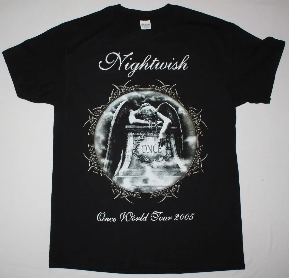 NIGHTWISH ONCE SYMPHONIC METAL TARJA TURUNEN WHITIN TEMPTATION Новая Черная футболка хип-хоп забавная футболка, мужские футболки