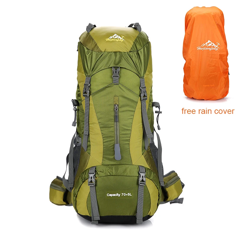 

75L Backpacking Backpack Large Capacity Outdoor Sports Backpack with Rain Cover included for Travel Adventure Trekking Camping