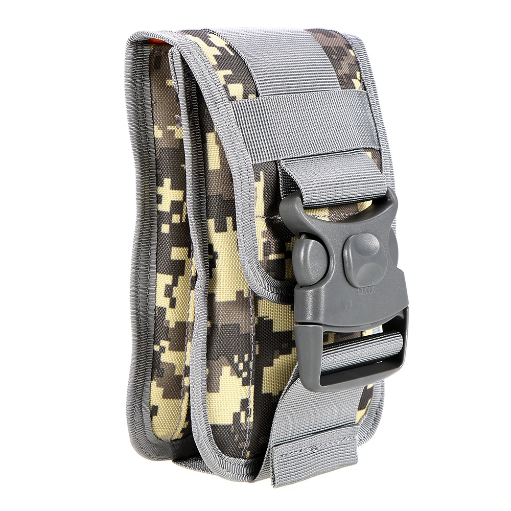 في الهواء الطلق التخييم كيس التسلق التكتيكية النايلون رخوة الخلية المنشورية أو الجرابية مشبك حزام هاتف محمول حامل حزام خصر الحقيبة الخصر حق...