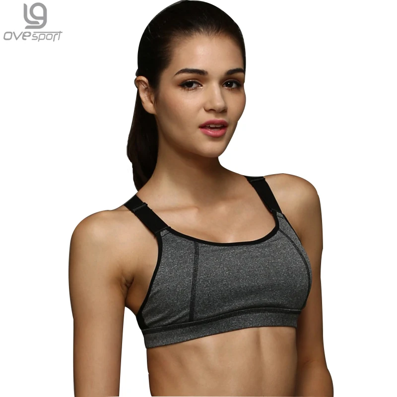 

4 Colors New Women's Fitness Bra For Exercise Padded Wirefree Shakeproof Push Up Women Top Workout Bras Woman Summer Short Vest