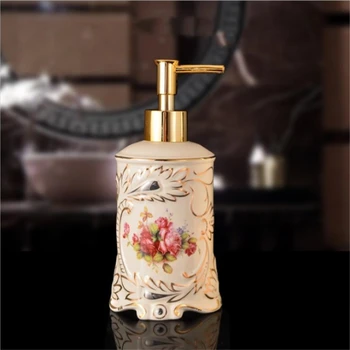 

High-grade Hand Sanitizer Bottle European Ceramic Creative Lotion Bottle Sub-bottle Liquid Soap Dispensers
