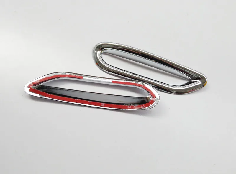 Free Shipping For Nissan QASHQAI 2015 ABS chrome Rear fog Light Lamp cover Trim auto accessories 2pcs (4)