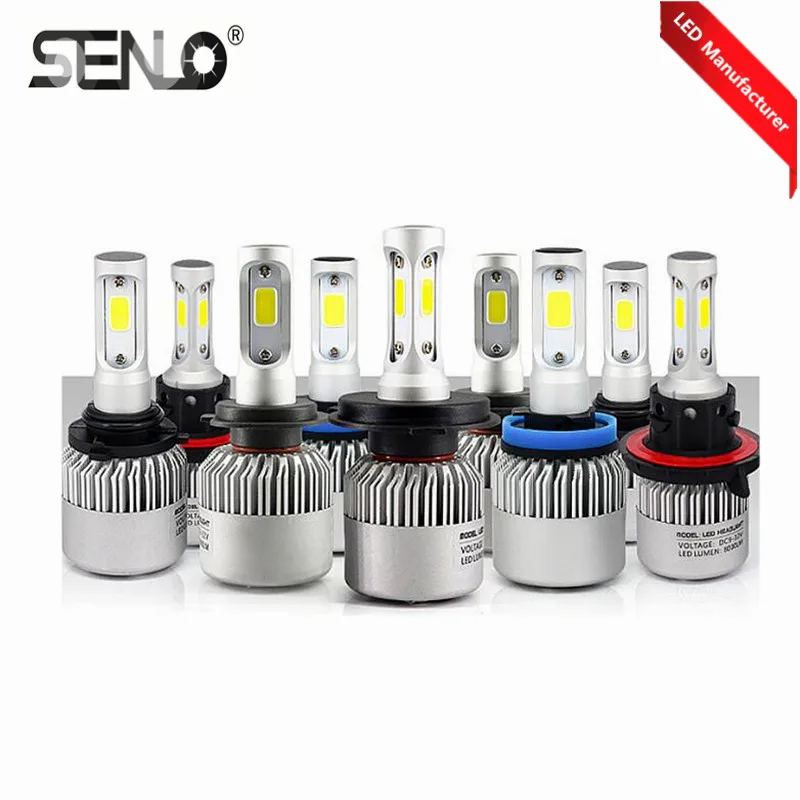 

H1 H3 H4 H7 H8 H9 H11 9005 9006 H27 H16 LED 6000K Headlight Lamp Automobiles 8000LM 12V COB Bulbs Auto Diodes Replace Parts Lamp