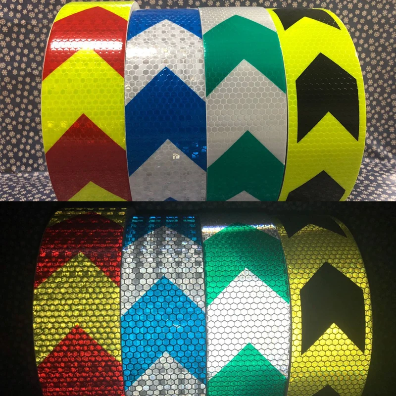 5cm*10m Reflective adhesive tape for car styling motorcycle decoration reflective warning tape