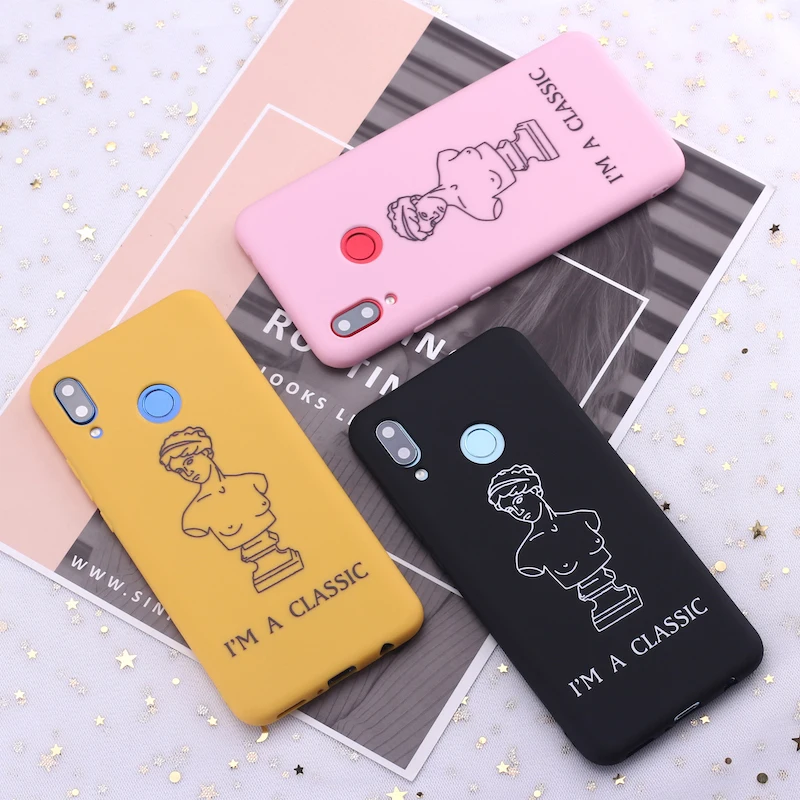 Для Huawei Honor Mate 10 20 Nova P20 P30 P40 P Smart Venus De Milo скульптура классическая девушка конфеты