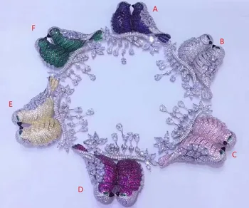 

Y470 Golden plated Paved CZ Cubic Zirconia Necklace Brooch Jewelry Connector DIY Fine Jewellery Making