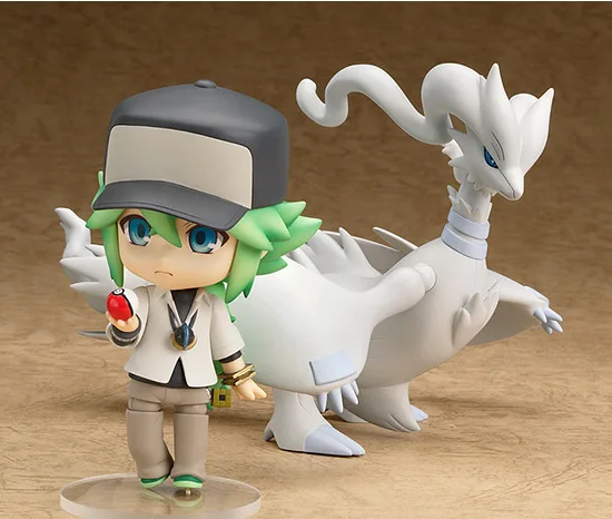 Цена Huong аниме Рисунок 10 см Nendoroid P GO N Reshiram 537 # версии ПВХ фигурку Коллекционная модель игрушки Рождественский подарок