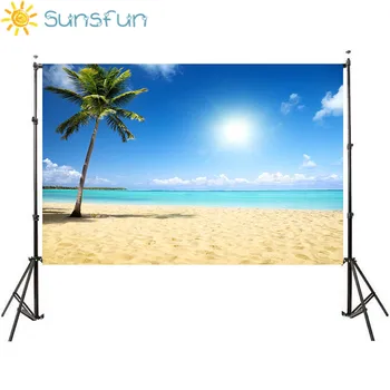 

Sunsfun Children Photographic Backgrounds Vinyl Photo Backdrops Toile De Fond Backdrop Summer Beach Backgrounds For Photo Studio