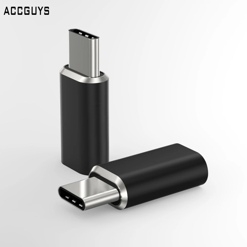 ACCGUYS 8 Pin Female To USB C Type-c Male Adapter Cable Converter Charging Connector OTC Charger for Xiaomi Mi8 Huawei iPad Pro | Мобильные