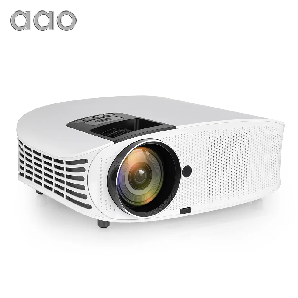 AAO 4000 люмен HD проектор YG600 светодиодный 3D Поддержка Full 1080P AC3 HDMI VGA для видеоигр