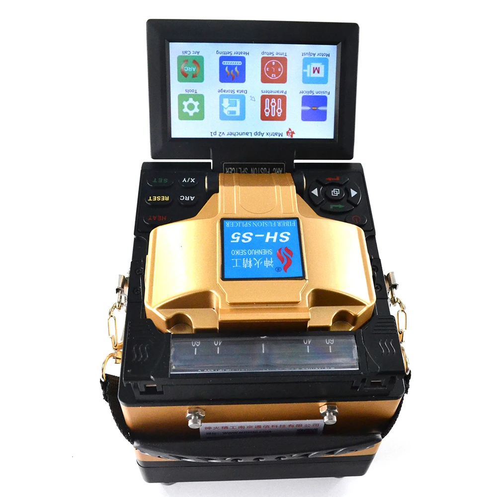 

GUYANG SH-S5 FTTH Optical fiber welding machine optic fusion splicer