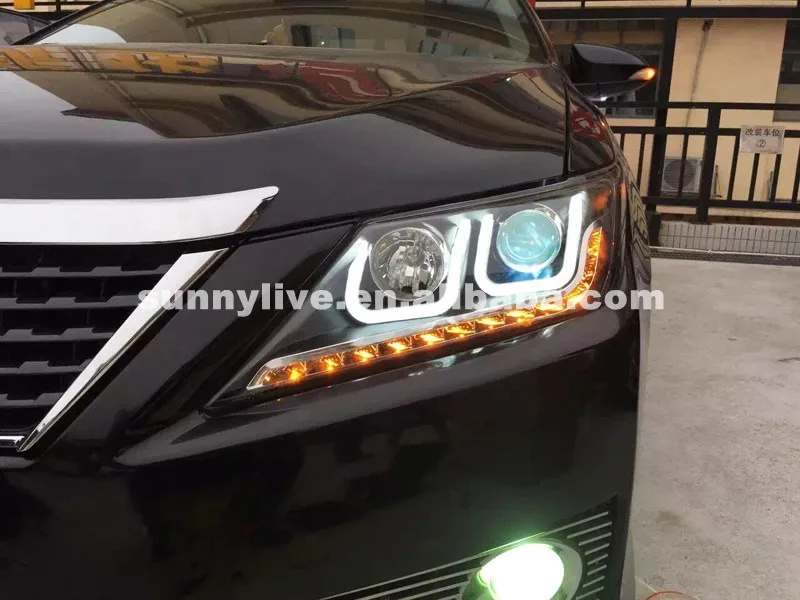 Светодиодная ленсветильник U типа для TOYOTA Aurion Camry 2012 год фара глаза ангела LD V1|ld