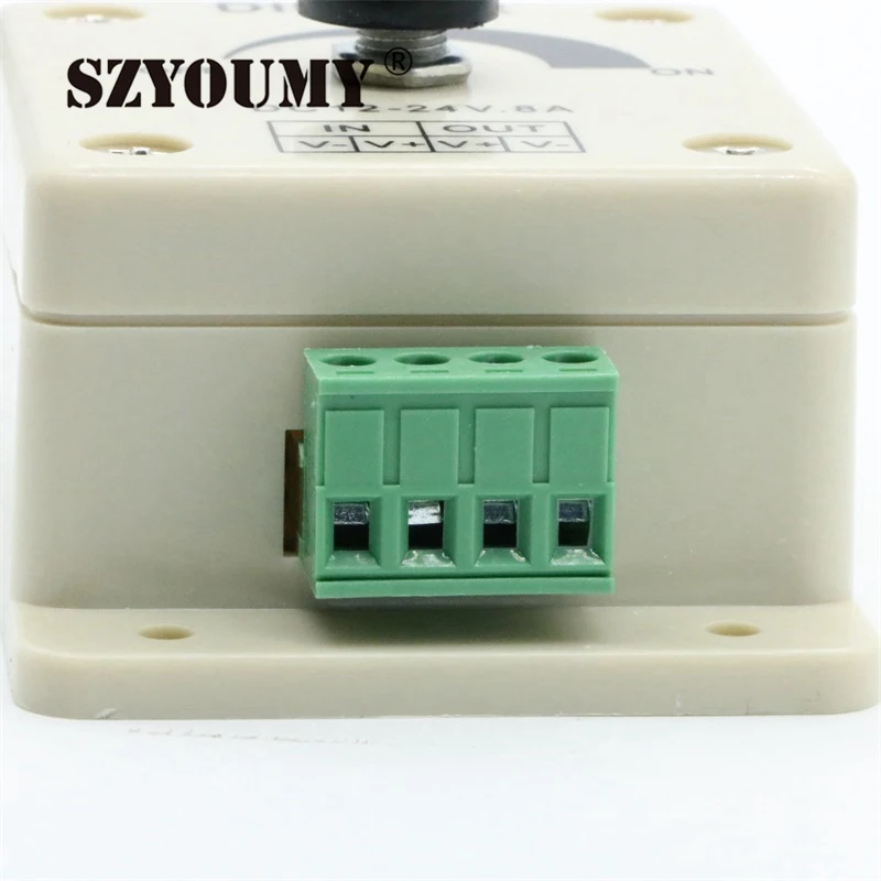 SZYOUMY светодиодный светильник DC 12V 8A защитная полоса диммер Регулируемый