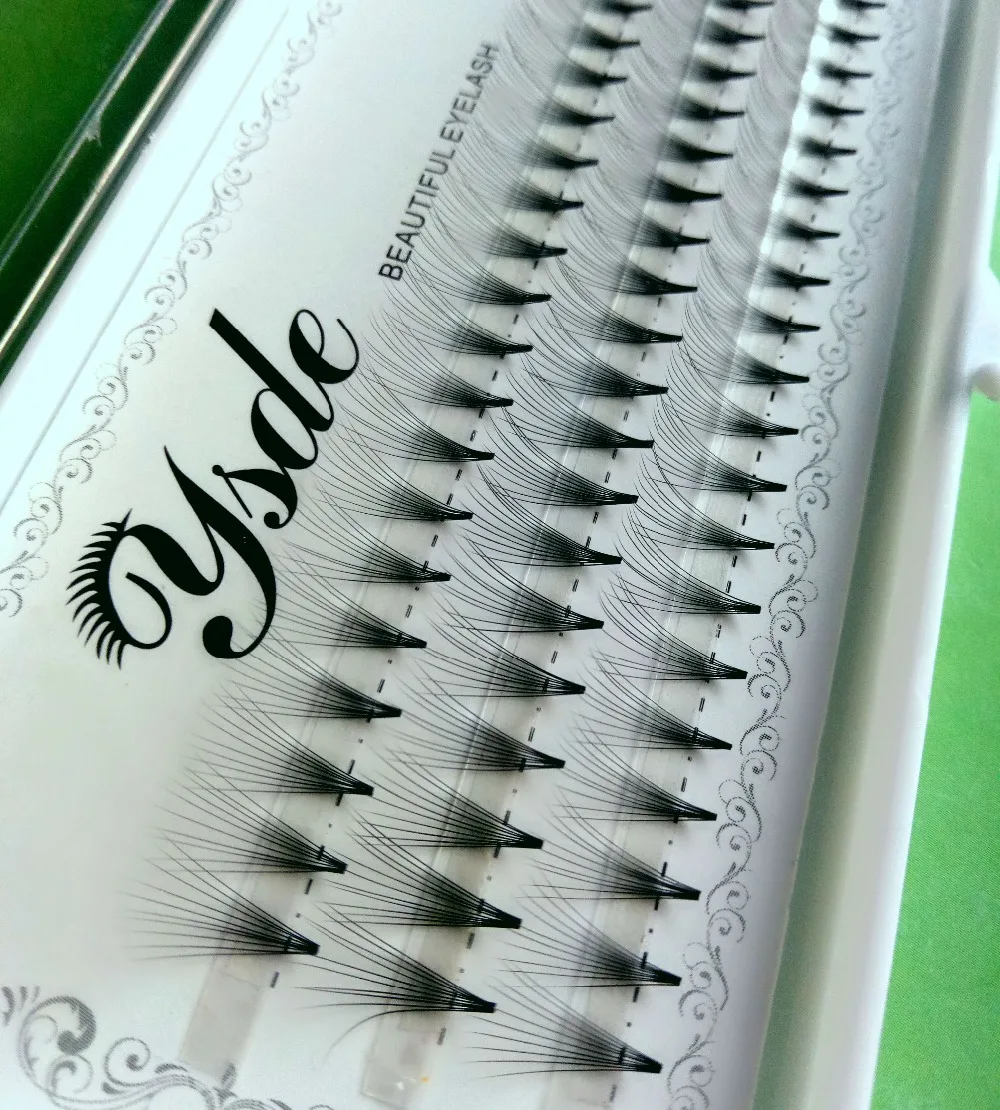 

8-13mm 60 bundles/Set Natural C Curl 20D Black 0.07mm fiber Lash False Eyelashes Extension Beauty Tips Big eye tools