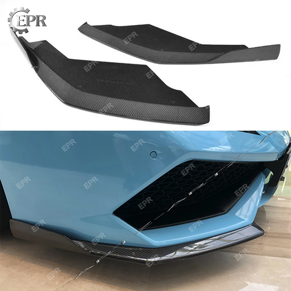 

For Lamborghini Huracan LP610(2014+) DMC Style Carbon Front Lip (2pcs) Body Kits Tuning Trim Accessories For LP610 Bumper Add to