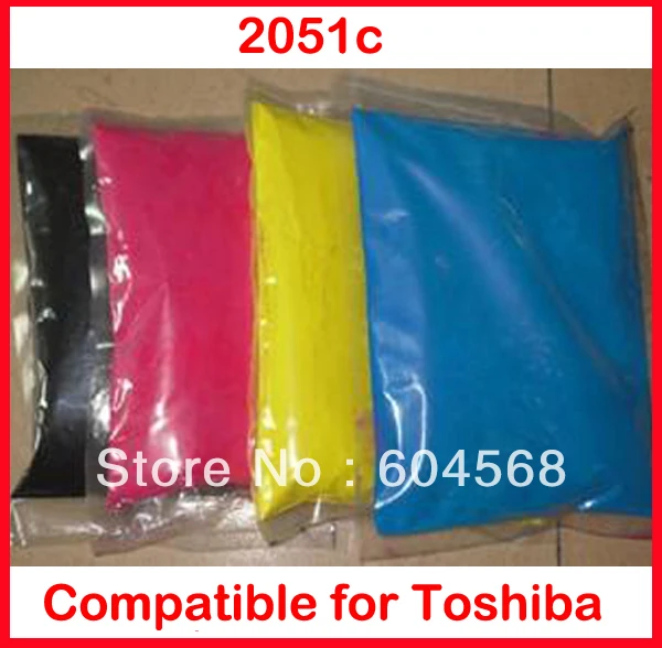 High quality color toner powder compatible Toshiba 2051c Free Shipping