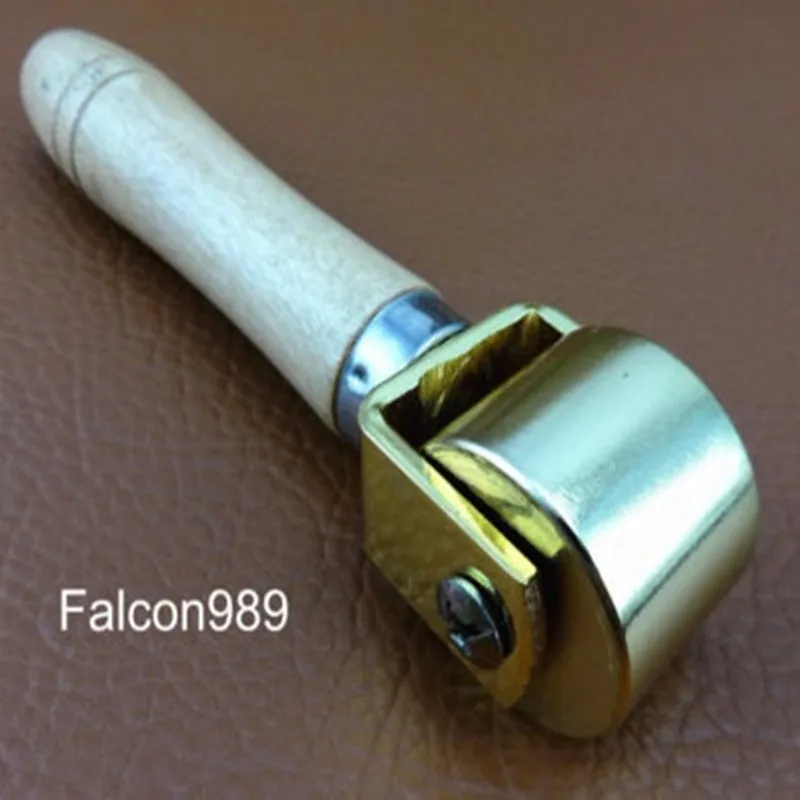 1pc Leather Craft Press Edge Roller Iron Roll Glue Edges & Crease