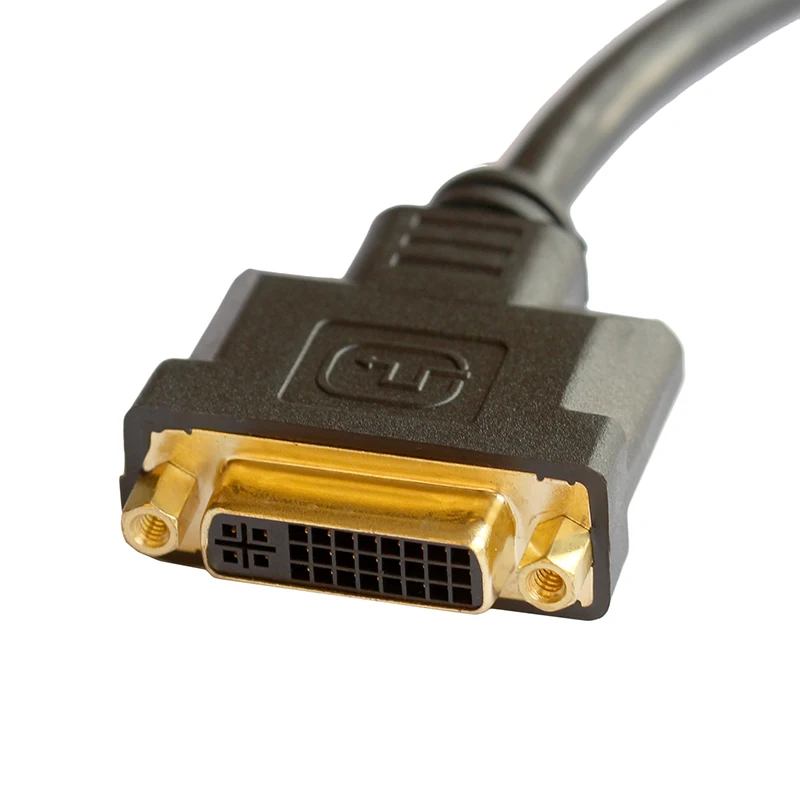 HDMI Мужской к DVI 24+ 5 Женский кабель адаптера для lcd DVD HDTV xbox PS3 короткий кабель