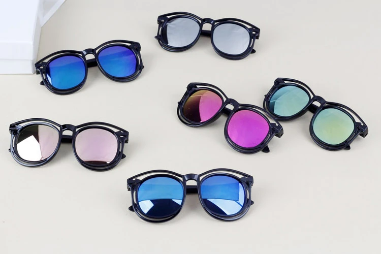 2017 Fashion Frame Sunglasses For Kids Boys Girls Goggle Sun Glasses Fashion Children UV400 Eyewear Accessories (5)