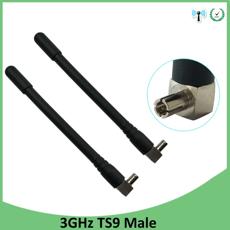 

20pcs 3G 4G lte antenna 3dbi with TS9 connector antena 1920-2670 Mhz antenne FOR Huawei modem wireless lte repeater antennas