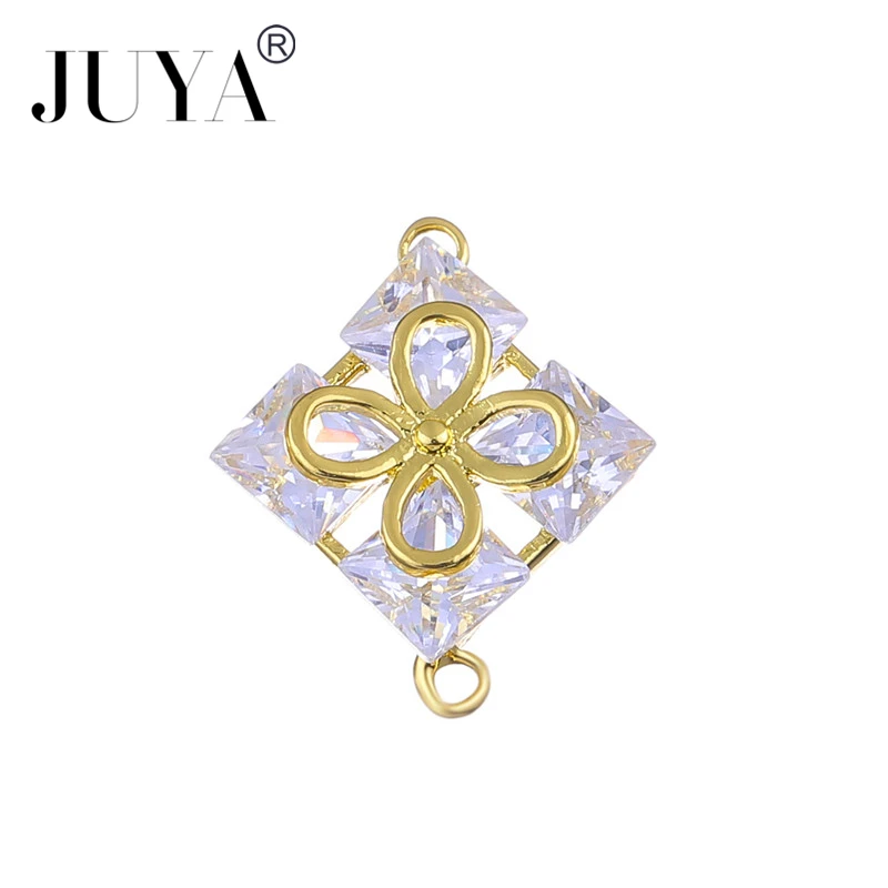 Charms For Jewelry Making 5 Pieces Wholesale Crystal Connectors DIY