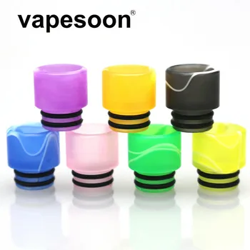 

10pc autiful Acrylic material 510 Drip Tip Wide Bore Mouthpiece for 510 thread tank as MELO3 MINI tfv12 baby prince ijust 2 mini