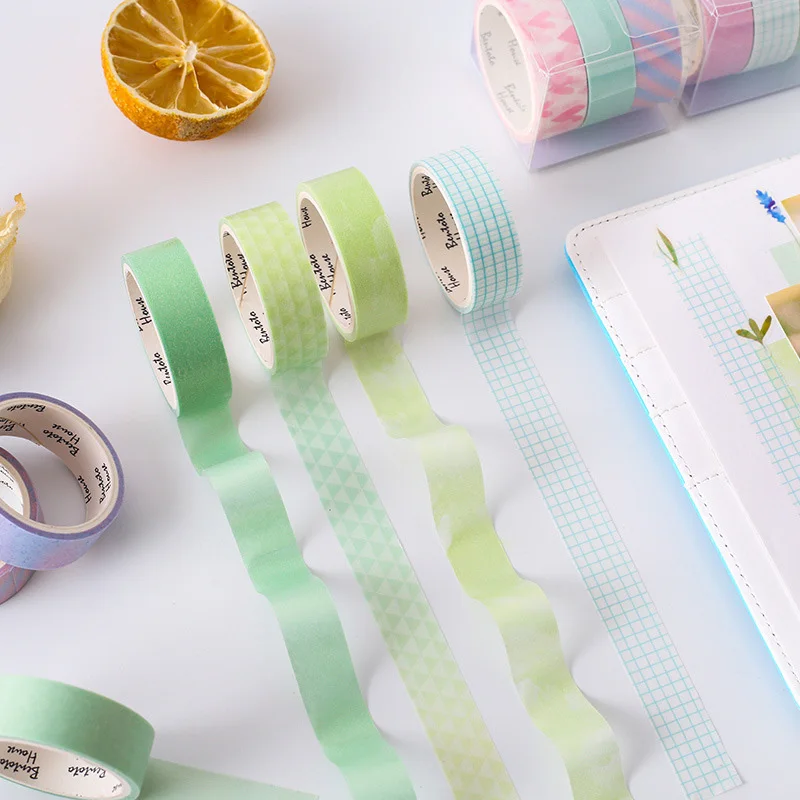 

3Pcs/Set Cute Dot Grid Decorative Adhesive Creative Heart Washi Tape Tape DIY Masking Tapes For Kids Scrapbooking Photos Albums