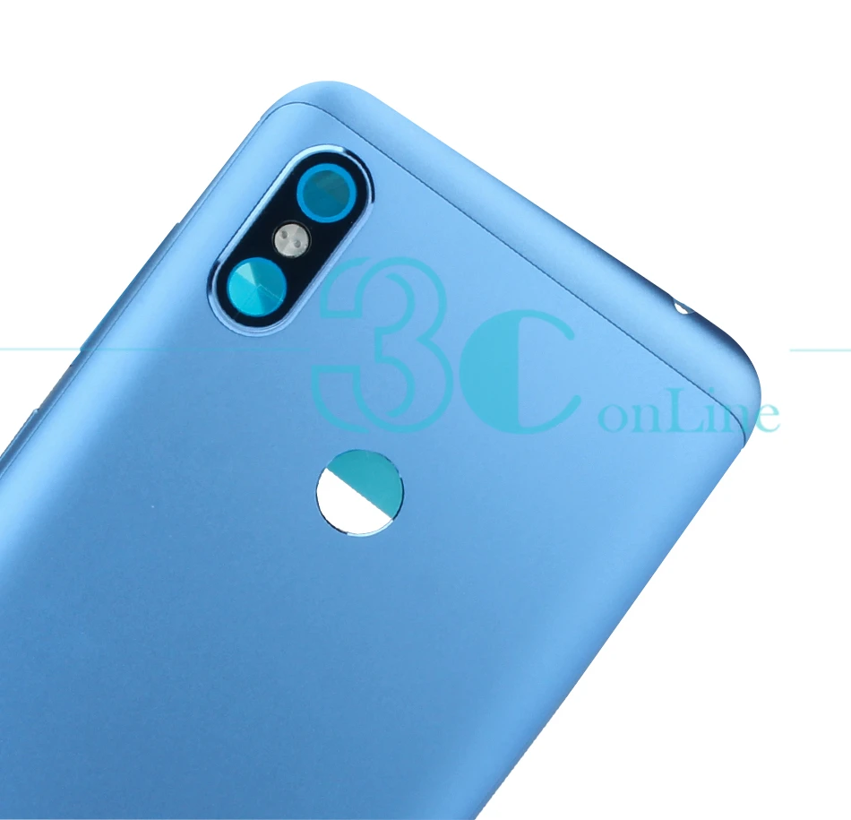 Чехол для Xiaomi Redmi Note 6 Pro, задняя крышка, корпус, дверной чехол, панель+ стекло для камеры, объектив+ боковые клавиши, запасные части