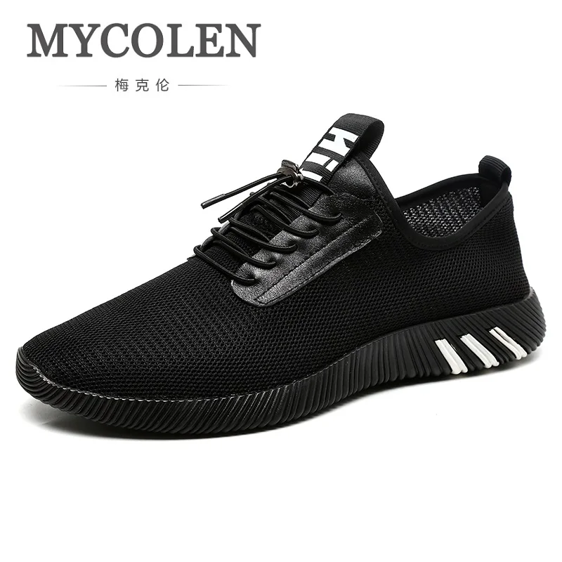 MYCOLEN Autumn Spring Mesh Shoes Comfortable Breathable Top Quality Lace Up Casual Shoes Black Luxury Brand Sneaker Shoes Men MYCOLEN Autumn Spring Mesh Shoes Comfortable Breathable Top Quality Lace Up Casual Shoes Black Luxury Brand Sneaker Shoes Men