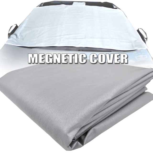 Winter Magnetic Half Size Car Cover Windshield Peva Windscreen Winter Magnetic Half Size Car Cover Windshield Peva Windscreen Front Window Shade Shield Snow