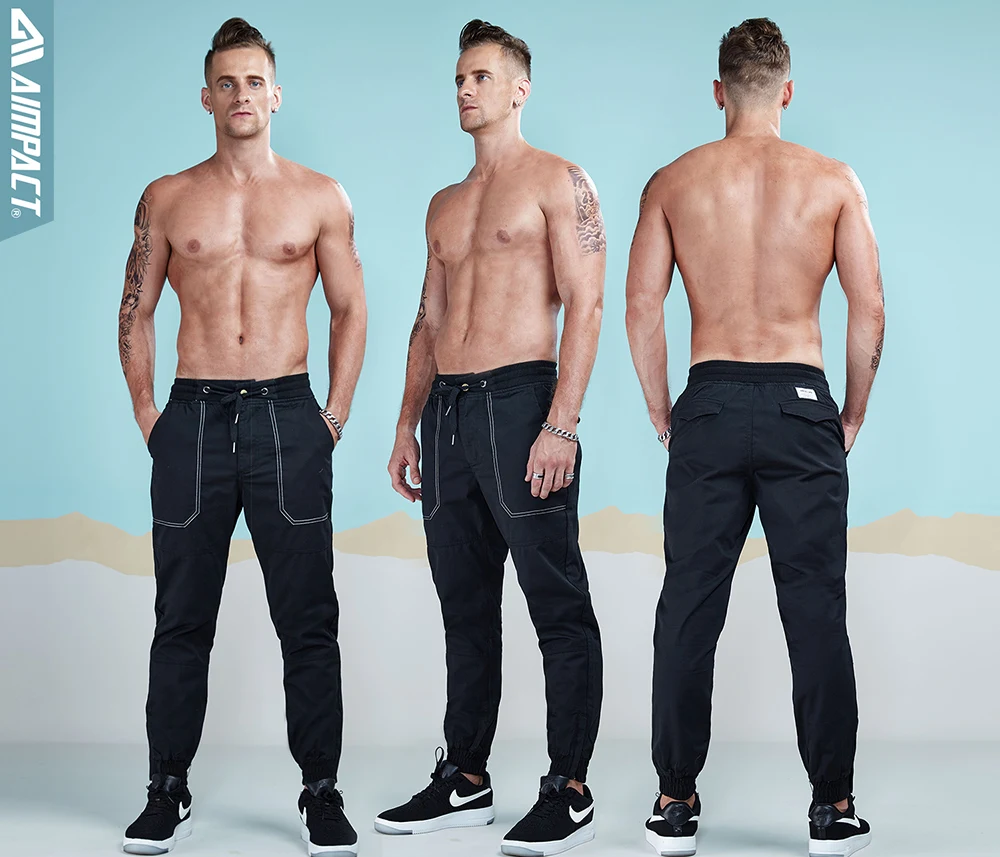 Aimpact 2017 Men Casual Pants Fashion Chino Jogger Pant  (30)