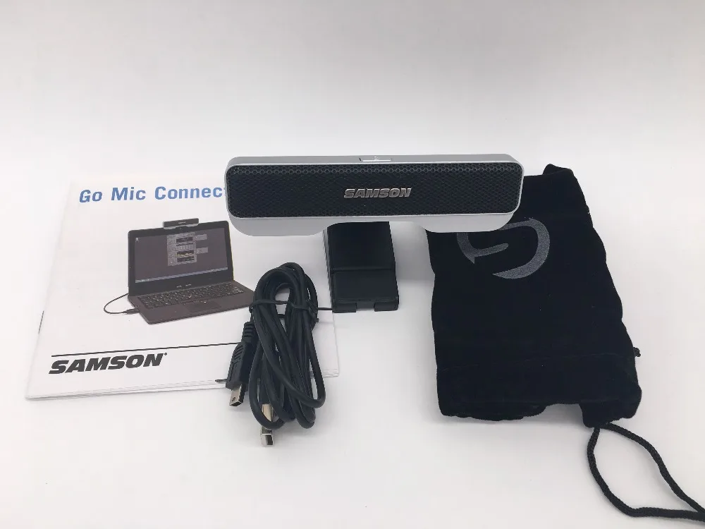 Samson Go Mic подключение портативный стерео USB микрофон Запись компьютера и чат микрофон для планшета и смартфона