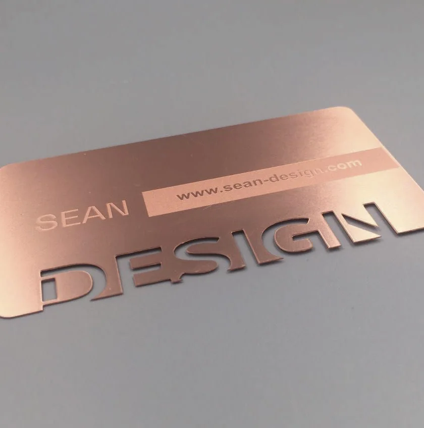 us 217 46 15 off professional fancy luxury membership promotion cards blank copper rose gold plated business card etched metal card in business business card blank