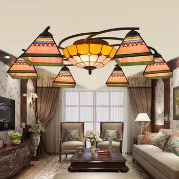 Tiffany Baroque Stained Glass Suspended Luminaire E27 110-240V Chain Pendant lights for Home Parlor Dining Room
Tiffany Baroque Stained Glass Suspended Luminaire E27 110-240V Chain Pendant lights for Home Parlor Dining Room