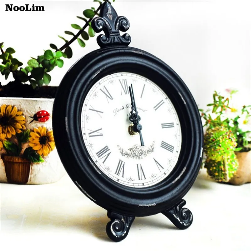 Деревянные часы NOOLIM Zakka деревянные винтажные пасторальные подарки для дома