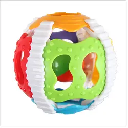 Safty Baby Toy Ball Toy погремушки для младенца, Развивающие детские Игрушки для маленьких мальчиков и девочек, пластиковые ручные колокольчики