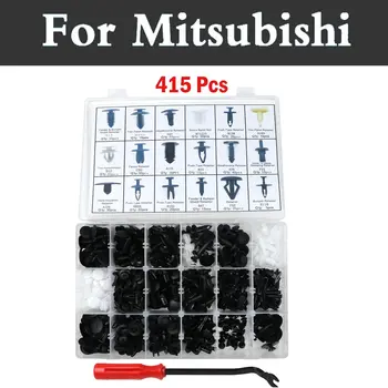 

415pcs Car Assembly Expansion Clip Assortment Kit Rivets For Mitsubishi Airtrek Attrage Carisma Challenger Colt Eclipse Endeavor